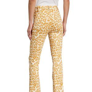 Mother The Hustler Ankle Fray Printed Jeans New